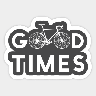 Good Times Biking Sticker